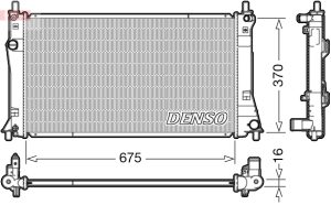 Radiator racire motor MAZDA 5 (CW) 2.0 (CWEFW) benzina 144 cai DENSO DRM44035