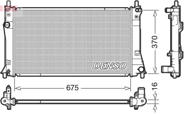 Radiator racire motor MAZDA 5 (CW) 2.0 (CWEFW) benzina 144 cai DENSO DRM44035