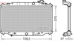 Radiator racire motor MAZDA 6 combi (GJ, GL) 2.2 D (GJ2FW, GJ692) diesel 175 cai DENSO DRM44044