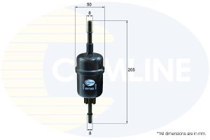 Filtru combustibil MAZDA 2 (DY) 1.2 (DY3W) benzina 75 cai COMLINE EFF202