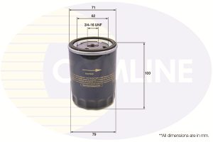 Filtru ulei MAZDA 121 III (JASM, JBSM) 1.8 TD diesel 75 cai COMLINE EOF006