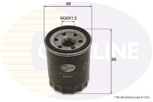 Filtru ulei MAZDA 616 (SNA) 1.6 benzina 75 cai COMLINE EOF074