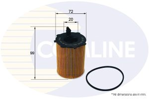 Filtru ulei MAZDA 2 (DE_, DH_) 1.6 MZ-CD diesel 95 cai COMLINE EOF265