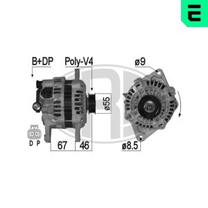 Alternator MAZDA 323 S VI limuzina (BJ) 1.6 (BJ12) benzina 95 cai ERA 209310A