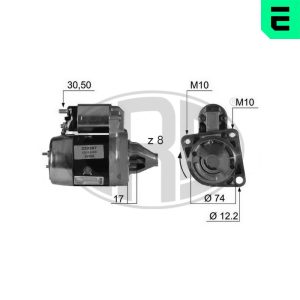 Electromotor MAZDA 323 III limuzina (BF) 1.6 GT (BFMP) benzina 85 cai ERA 220387A