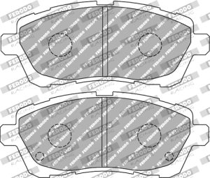 Placute frana MAZDA 2 (DE_, DH_) 1.6 MZ-CD diesel 95 cai FERODO RACING FCP4426Z