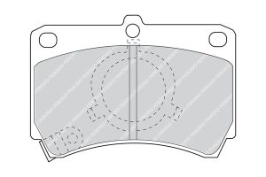 Placute frana MAZDA 323 III Hatchback (BF) 1.7 D (BF7S) diesel 54 cai FERODO FDB993
