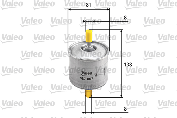 Filtru combustibil MAZDA 121 III (JASM, JBSM) 1.25 benzina 75 cai VALEO 587007