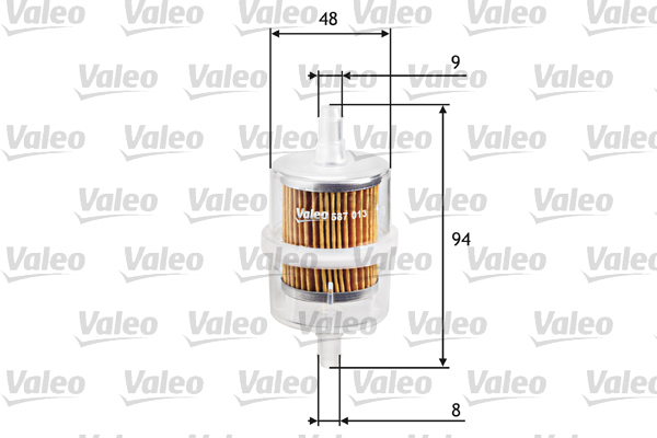 Filtru combustibil MAZDA 616 (SNA) 1.6 benzina 75 cai VALEO 587013