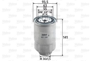 Filtru combustibil MAZDA 3 (BL) 2.2 MZR CD (BL10) diesel 150 cai VALEO 587709