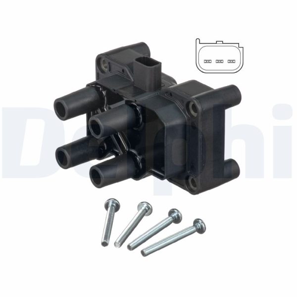 Bobina de inductie MAZDA 2 (DY) 1.2 (DY3W) benzina 75 cai DELPHI GN10205-12B1