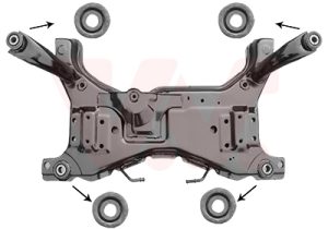 Rama sustinere / Suport agregate MAZDA 3 (BK) 2.3 MZR (BK3P) benzina 156 cai VAN WEZEL 1863690