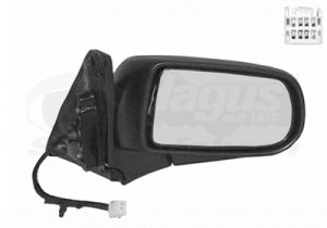 Oglinda exterioara MAZDA 323 F VI hatchback (BJ) 1.6 (BJ10M) benzina 95 cai VAN WEZEL 2732806