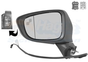 Oglinda exterioara MAZDA 6 limuzina (GJ, GL) 2.2 D 4WD (GJ2AP) diesel 175 cai VAN WEZEL 2766827