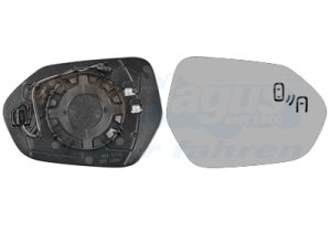 Sticla oglinda retrovizoare exterioara MAZDA 2 hatchback (KB) 1.5 Hybrid (KBAC3X) benzina/elector 116 cai VAN WEZEL 5415836
