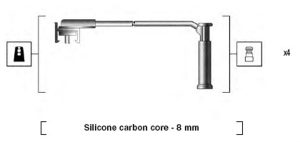 Set cablaj aprindere MAZDA 121 III (JASM, JBSM) 1.25 benzina 75 cai MAGNETI MARELLI 941185270781