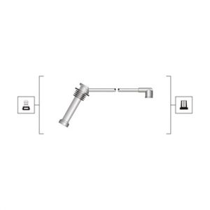 Set cablaj aprindere MAZDA 2 (DY) 1.2 (DY3W) benzina 75 cai MAGNETI MARELLI 941319170038