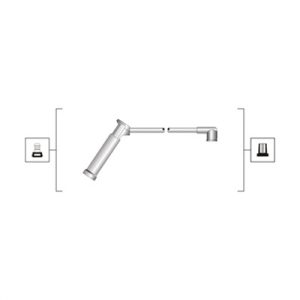 Set cablaj aprindere MAZDA 121 III (JASM, JBSM) 1.25 benzina 75 cai MAGNETI MARELLI 941319170084