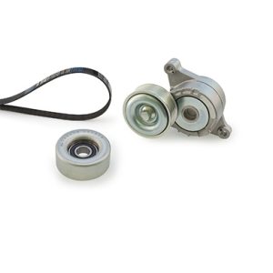 Set curea transmisie cu caneluri MAZDA 3 limuzina (BL) 1.6 MZR (BL12) benzina 105 cai GATES K106PK1863