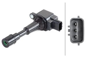 Bobina de inductie MAZDA 2 (DE_, DH_) 1.3 (DE3FS) benzina 75 cai HELLA 5DA 358 057-481