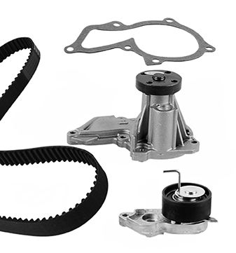 Set pompa apa + curea dintata MAZDA 2 (DY) 1.2 (DY3W) benzina 75 cai GRAF KP612-1