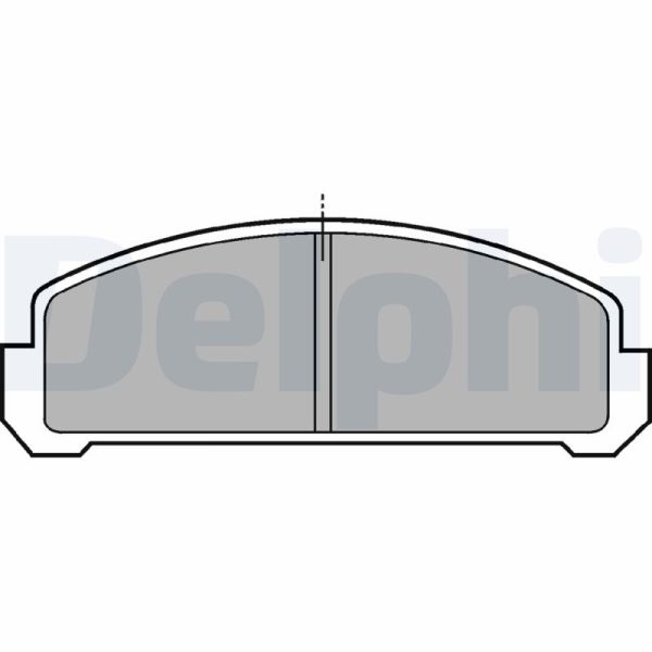 Placute frana MAZDA 1000 (FA3) 1.0 benzina 45 cai DELPHI LP155