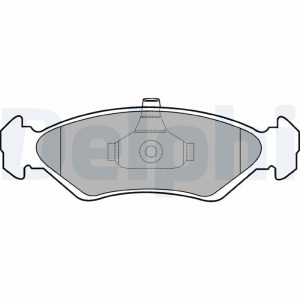 Placute frana MAZDA 121 III (JASM, JBSM) 1.25 benzina 75 cai DELPHI LP1603