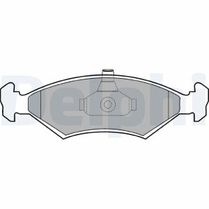 Placute frana MAZDA 121 III (JASM, JBSM) 1.3 benzina 50 cai DELPHI LP1604