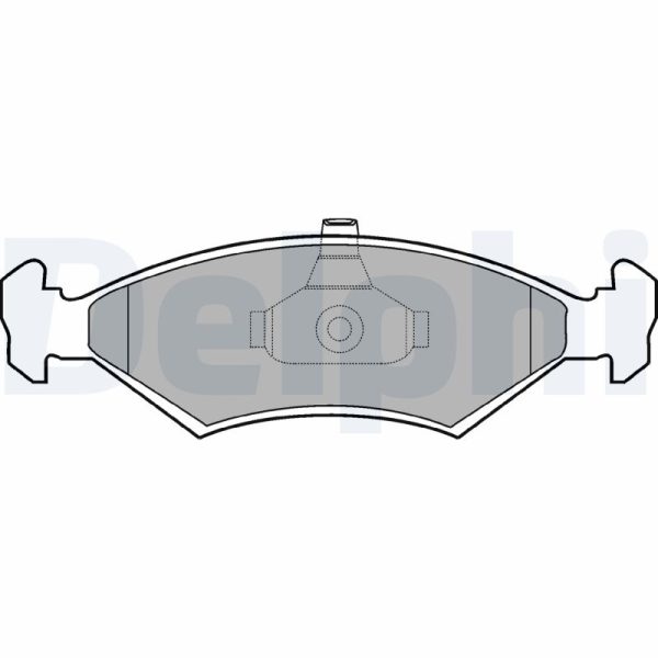 Placute frana MAZDA 121 III (JASM, JBSM) 1.3 benzina 50 cai DELPHI LP1604