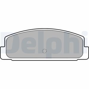 Placute frana MAZDA 6 combi (GH) 2.2 MZR-CD (GH10) diesel 125 cai DELPHI LP1766