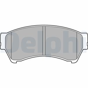 Placute frana MAZDA 6 Hatchback (GH) 2.5 MZR (GH5FS) benzina 170 cai DELPHI LP2111
