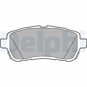 Placute frana MAZDA 2 (DE_, DH_) 1.3 (DE3FS) benzina 75 cai DELPHI LP2306