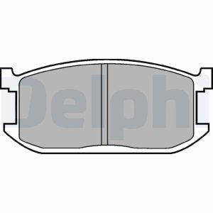 Placute frana MAZDA 323 II Hatchback (BD) 1.5 (BD69) benzina 72 cai DELPHI LP234