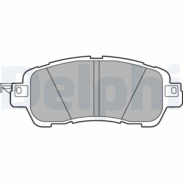 Placute frana MAZDA 2 hatchback (DL, DJ) 1.5 E-SKYACTIV G benzina/elector 115 cai DELPHI LP3189