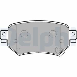 Placute frana MAZDA 6 limuzina (GJ, GL) 2.5 (GJ5FP, GL1032, GL1033) benzina 231 cai DELPHI LP3234