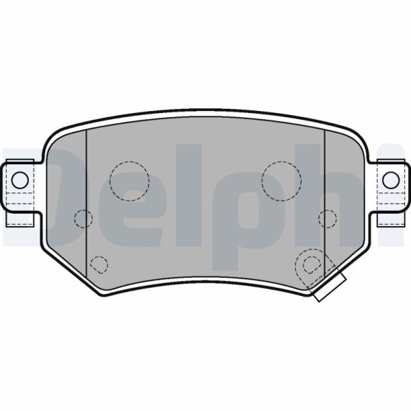 Placute frana MAZDA 6 caroserie inchisa/combi (GJ) 2.2 D diesel 175 cai DELPHI LP3234