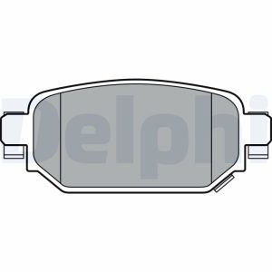 Placute frana MAZDA 3 (BM, BN) 1.5 D (BMLFS, BM4, BN4) diesel 105 cai DELPHI LP3393
