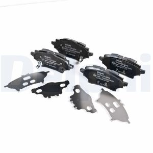 Placute frana MAZDA 2 hatchback (KB) 1.5 Hybrid (KBAC3X) benzina/elector 116 cai DELPHI LP3608
