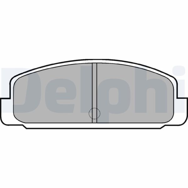 Placute frana MAZDA 323 C IV (BG) 1.8 16V Turbo 4WD (BG8S) benzina 185 cai DELPHI LP401