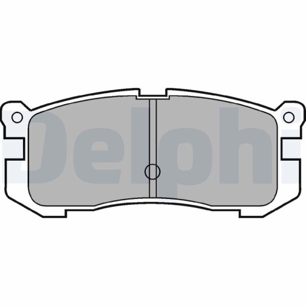 Placute frana MAZDA 626 III cupe (GD) 2.2 12V (GD102) benzina 115 cai DELPHI LP624