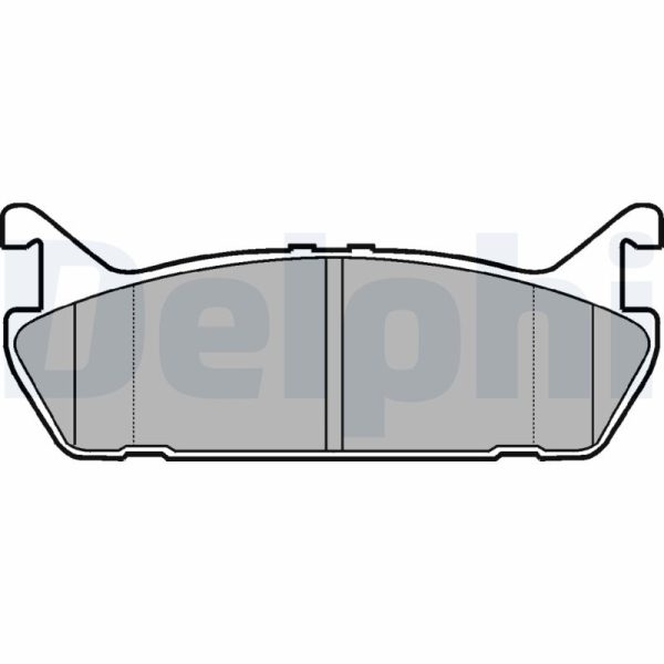Placute frana MAZDA 323 C IV (BG) 1.8 16V Turbo 4WD (BG8S) benzina 185 cai DELPHI LP931