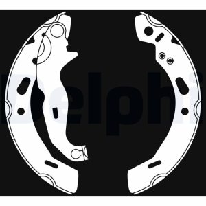 Set saboti frana MAZDA 2 (DE_, DH_) 1.6 MZ-CD diesel 95 cai DELPHI LS2016