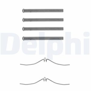 Set accesorii placute frana MAZDA 323 III limuzina (BF) 1.7 D (BF7P) diesel 57 cai DELPHI LX0091