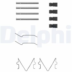 Set accesorii placute frana MAZDA 121 I (DA) 1.1 (DA101) benzina 57 cai DELPHI LX0164