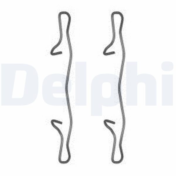 Set accesorii placute frana MAZDA 3 limuzina (BP_) 2.5 e-SKYACTIV-G (BP5S) benzina/elector 140 cai DELPHI LX0571