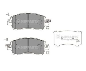 Placute frana MAZDA 2 hatchback (DL, DJ) 1.5 D (DJ5FS) diesel 105 cai NIPPARTS N3603078