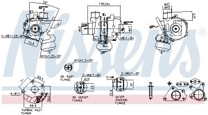Compresor sistem de supraalimentare MAZDA 5 (CR) 2.0 CD (CR19) diesel 110 cai NISSENS 93550