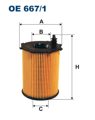 Filtru ulei MAZDA 5 (CW) 1.6 CD diesel 116 cai FILTRON OE 667/1