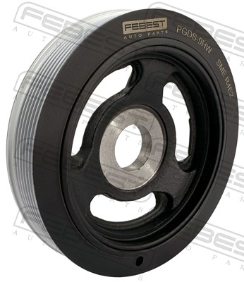 Fulie curea arbore cotit MAZDA 2 (DE_, DH_) 1.6 MZ-CD diesel 95 cai FEBEST PGDS-9HW