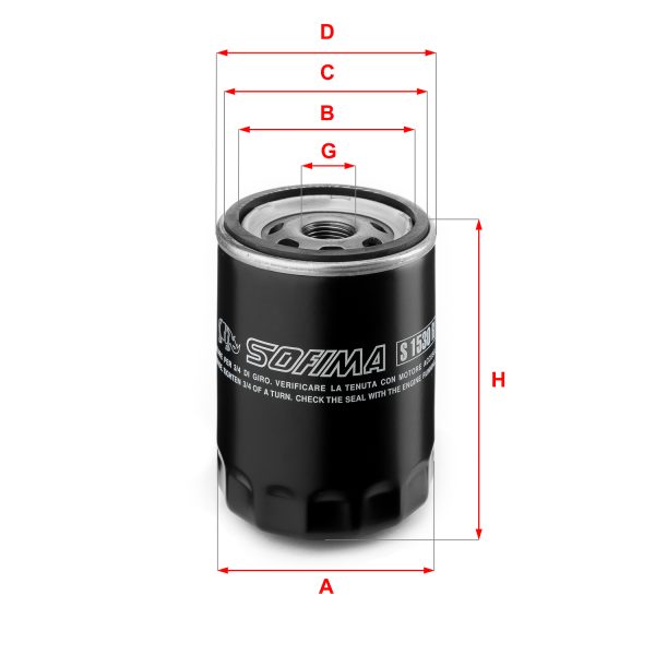 Filtru ulei MAZDA 121 III (JASM, JBSM) 1.8 TD diesel 75 cai SOFIMA S 1530 R
